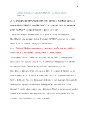 aupres de dieu Book