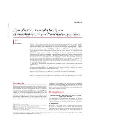 anaphylactiques Book