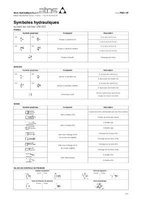 symboles hydrauliques vannes Book
