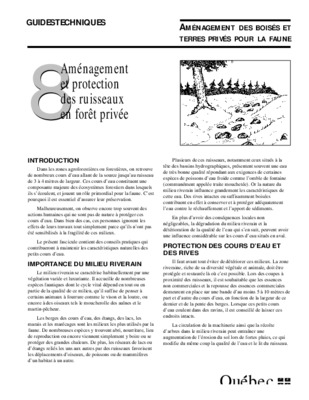 ruisseaux Book