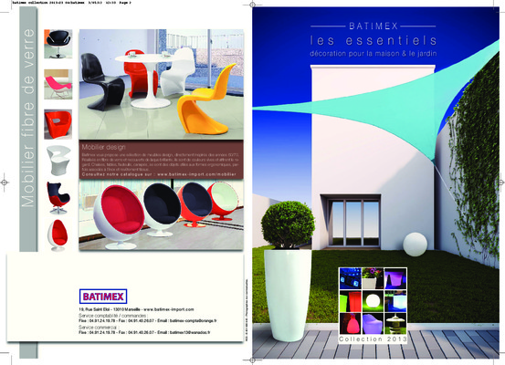 mobilier en fibre de verre Book