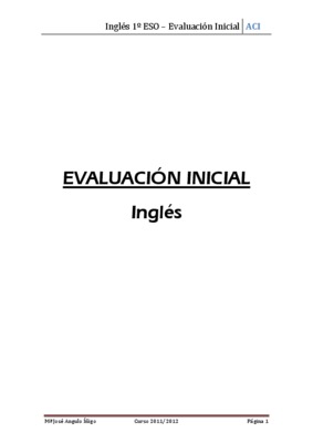 evaluacion ingles 3 primaria Book