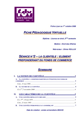 arret fond de commerce Book
