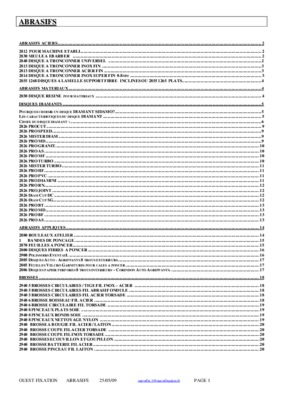 systaime de recuperation et de recyclage automatique des abrasifs Book