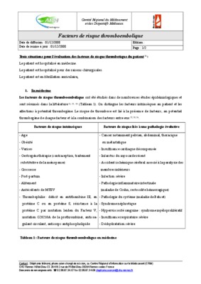 thromboembolique kingue Book