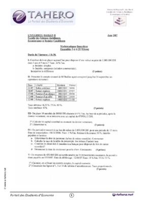 examens correger de mathematiques economie s2 Book