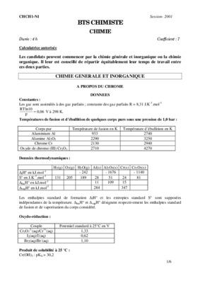 cours chimie bts Book