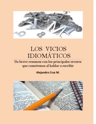cuales son los vicios de diccion Book