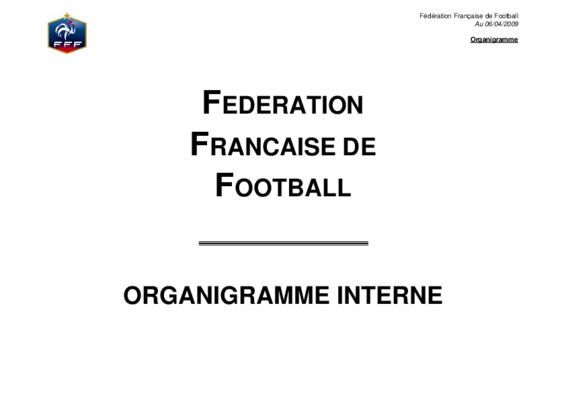 organigramme interne Book