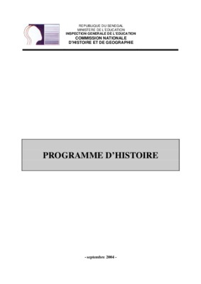 programme histoire lycee Book