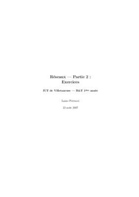 reseaux partie 2 exercices corige Book