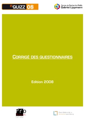exercice et corrige de cour evaluation de performance Book