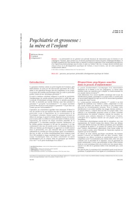 psychologie de la femme enceinte primipare Book