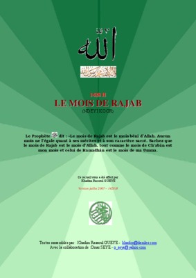 rajab Book