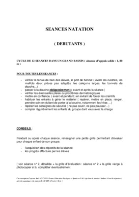 natation situations de jeu lycee Book