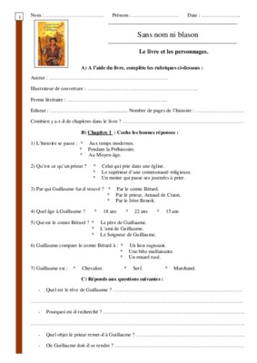 sans nom ni blason Book