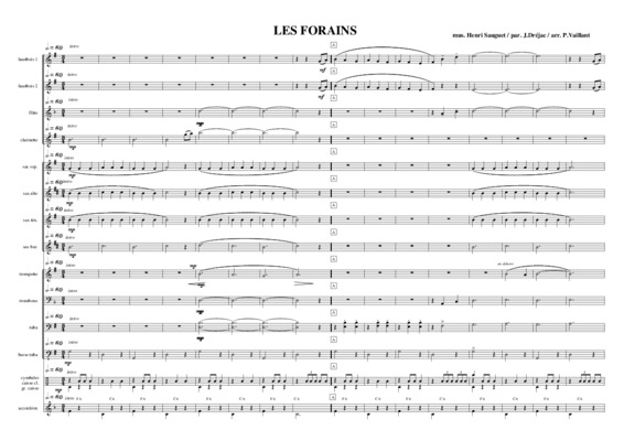 forains sauguet voix Book