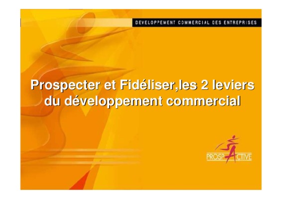 prospecter des clients Book