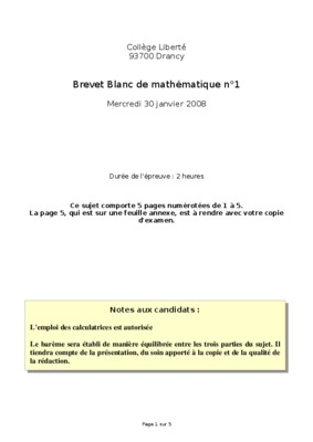 mathematique je m_entraine au brevet Book