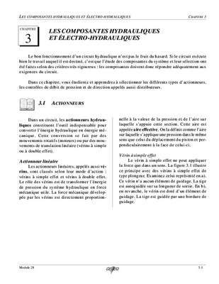 composantes d_un systaime hydrauliques Book