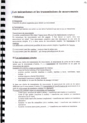 mecanismes et transmissions d_un mouvements Book