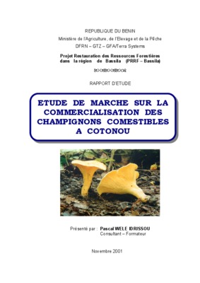etude de marche sur commercialisation provende Book