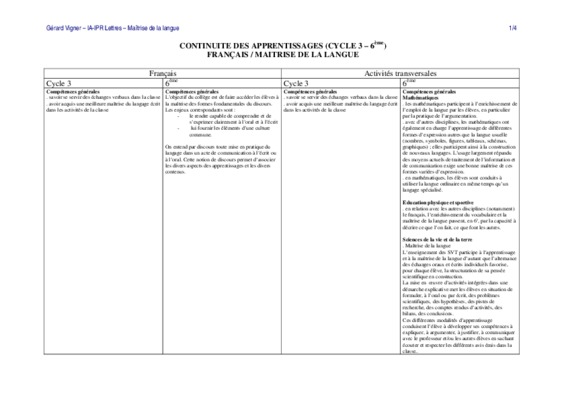 mes apprentissages en francais Book