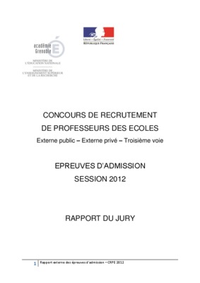 concours de recrutement de professeurs des ecoles Book
