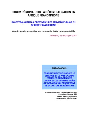 dcentralisation au bnin Book