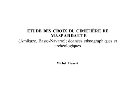masparraute Book