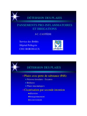 irrigations de plaies Book