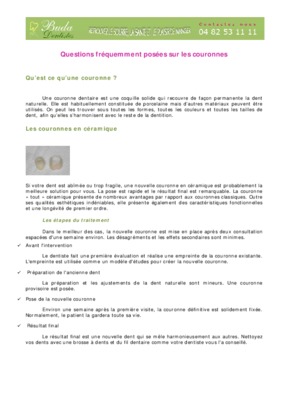 couronnes dentaires Book