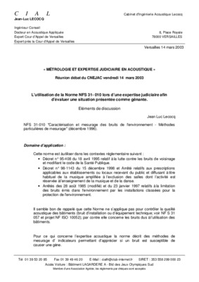 specifications de la norme nf s 73 010 Book