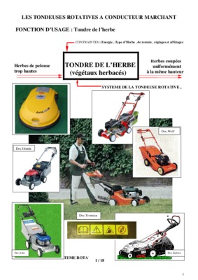 fiche technique tondeuse rotative Book