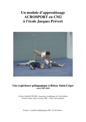 acrosport module cm1 Book