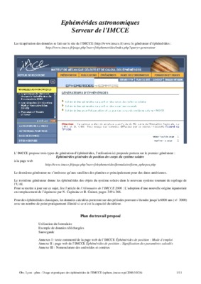 imcce Book