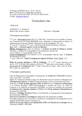agossou Book