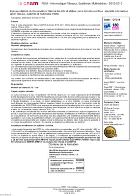 memoire irsm Book