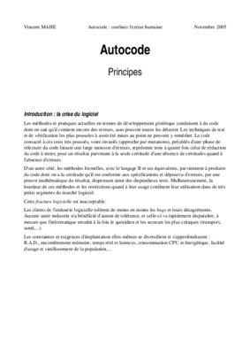 autocode Book