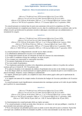 code de ports Book
