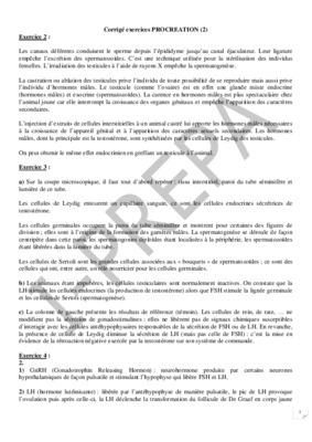 exercice type 2 2 procreation Book