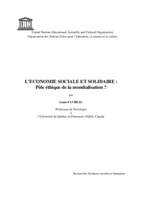 economie solidaire et mondialisation Book