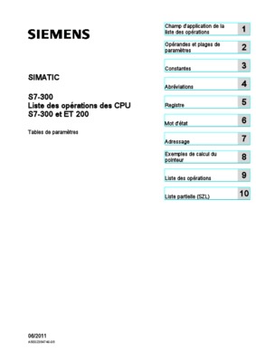 liste des operations Book