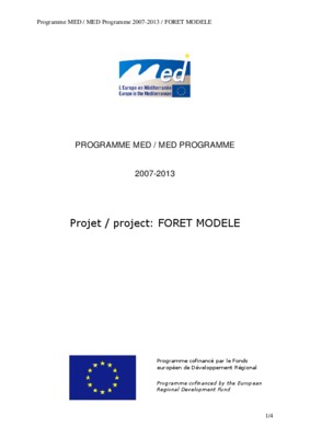 projet developpement foret Book
