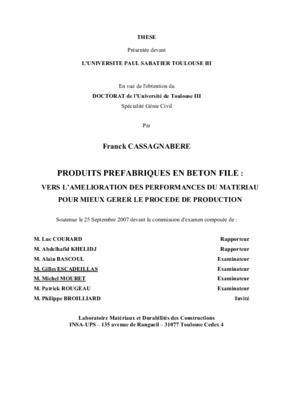 master 1 en genie civil universite toulouse Book