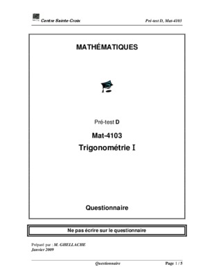 pretest d 4103 solution Book