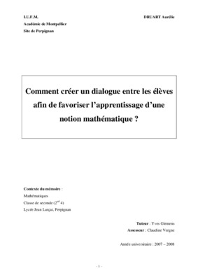 un dialogue entre deux eleves Book
