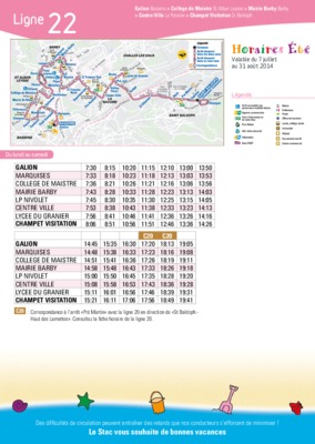horaire le stac Book