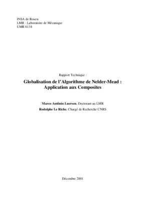 nelder et mead sur matlab 8 Book