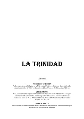 de la trinidad Book